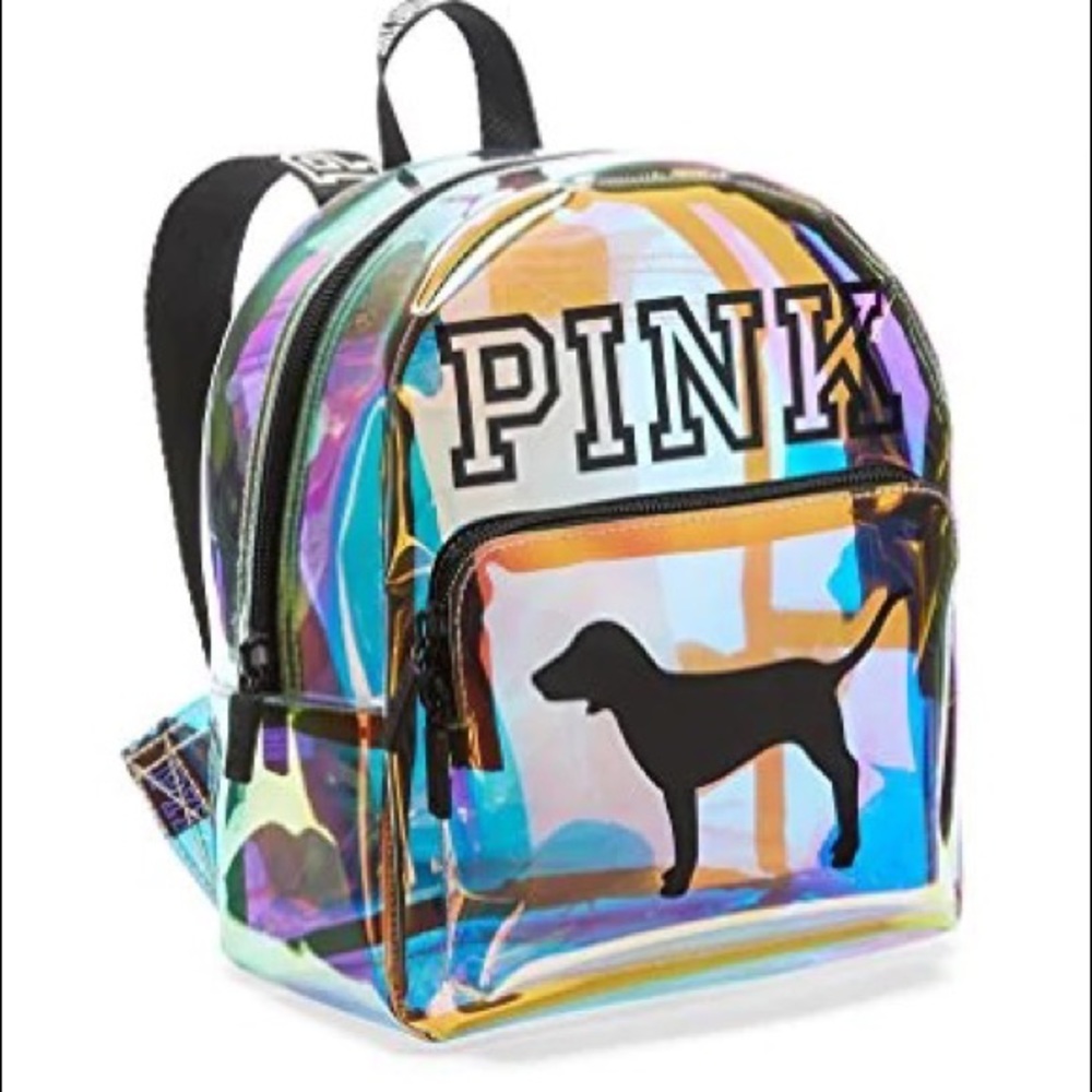 Victoria secret mini holographic backpack